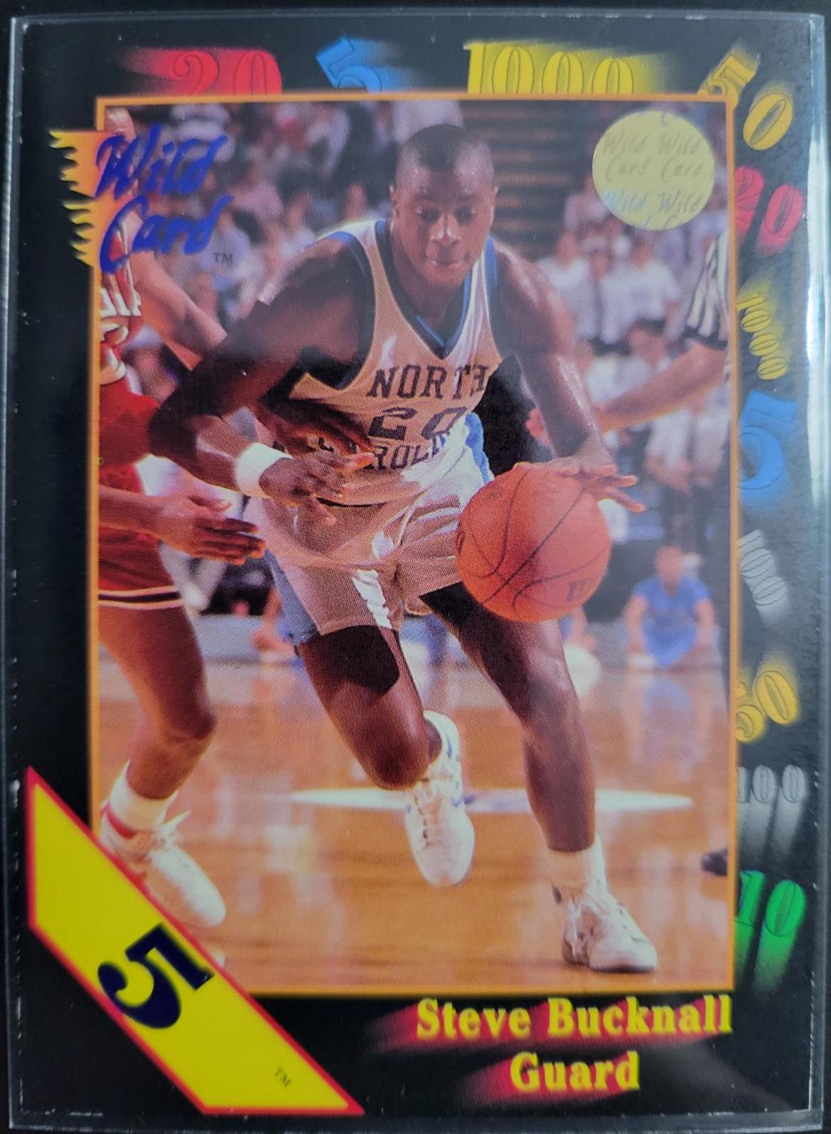 Steve Bucknall #31 Basketball Cards 1991 Wild Card