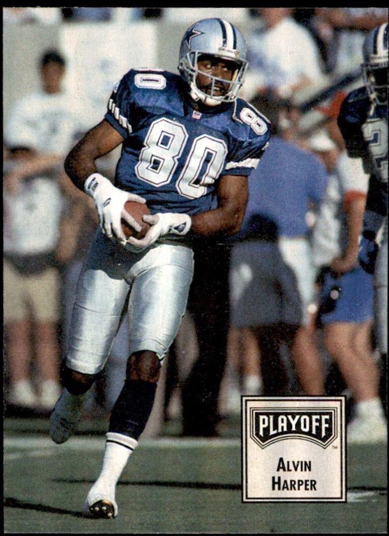 Alvin Harper #93 1993 Playoff Contenders Football