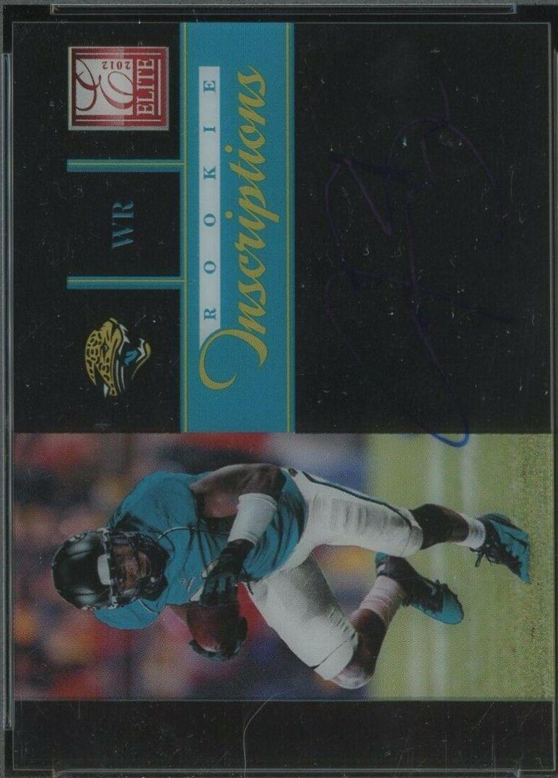 Justin Blackmon #4 2012 Panini Elite Rookie Inscriptions Football