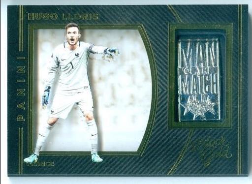Hugo Lloris #11 Soccer Cards 2016 Panini Black Gold Man of the Match