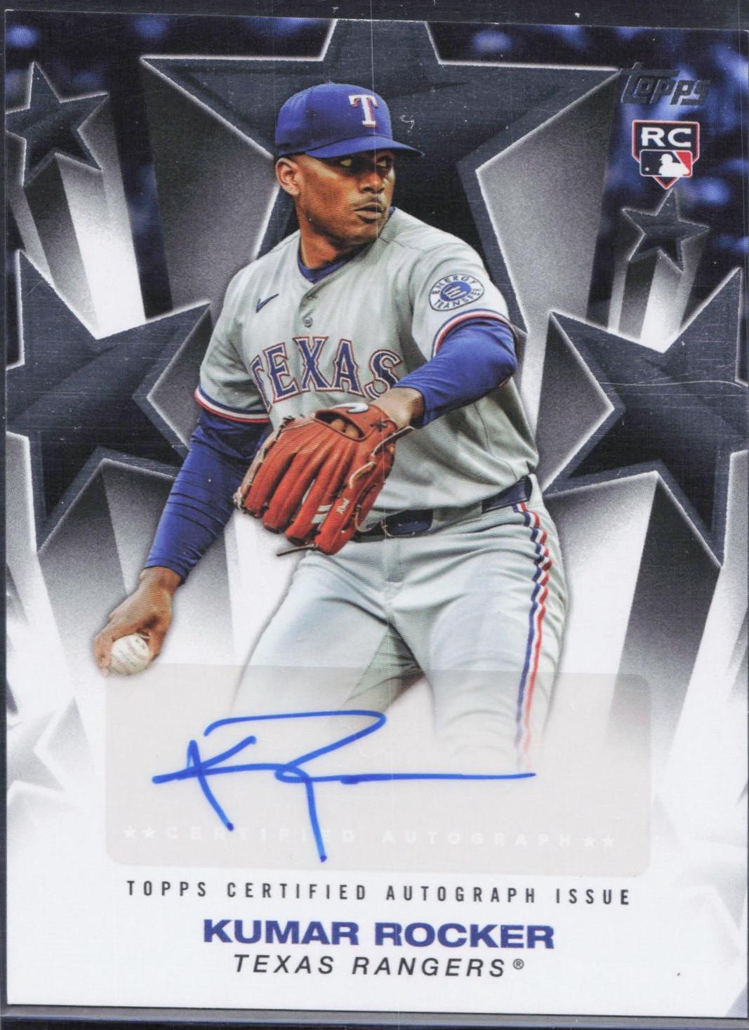 Kumar Rocker #BSAU-KR 2025 Topps Update Stars Autograph Baseball