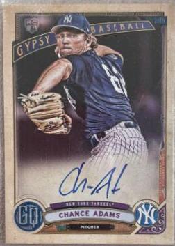 Chance Adams #GQA-CA Baseball Cards 2019 Topps Gypsy Queen Autographs