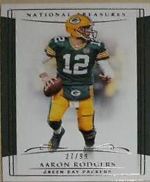 Aaron Rodgers #34 Football Cards 2018 National Treasures