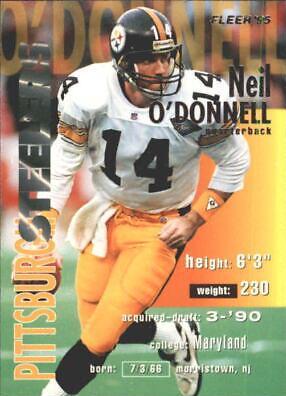 Neil O'Donnell #321 Football Cards 1995 Fleer