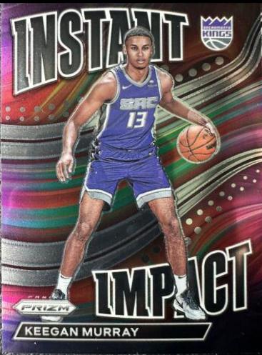 Keegan Murray #4 Basketball Cards 2022 Panini Prizm Instant Impact