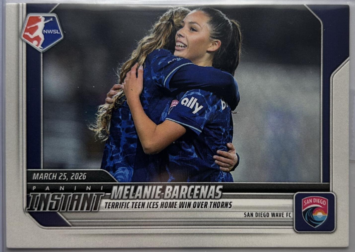 Melanie Barcenas #21 2026 Panini Instant Nwsl Soccer