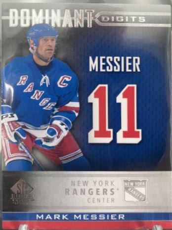 Mark Messier #DD-24 Hockey Cards 2020 SP Signature Edition Legends Dominant Digits
