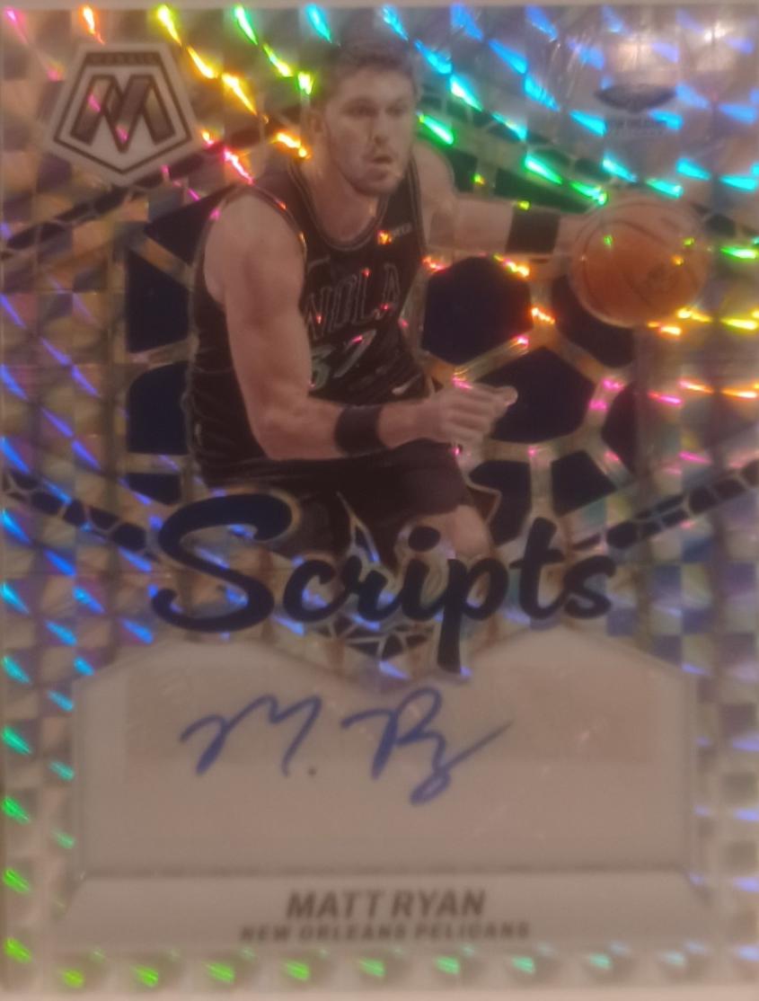 Matt Ryan #8 Basketball Cards 2023 Panini Mosaic Scripts