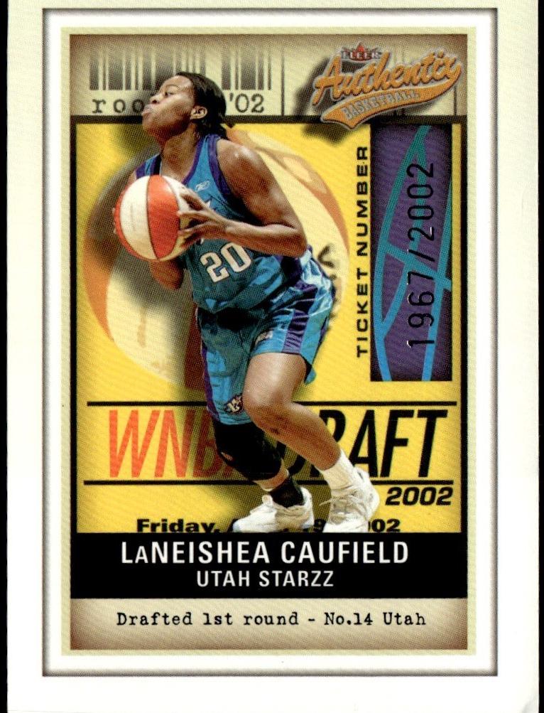 LaNeishea Caufield #114 2002 Fleer Authentix WNBA