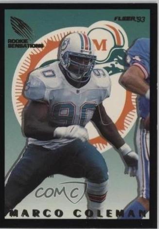 Marco Coleman #3 Prices [Rookie] | 1993 Fleer Rookie Sensations ...