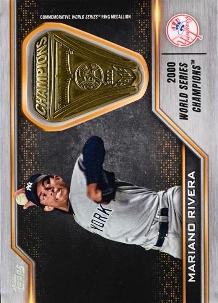 Mariano Rivera #WSR-MRI Baseball Cards 2021 Topps World Series Rings Commemorative Manufactured Relics