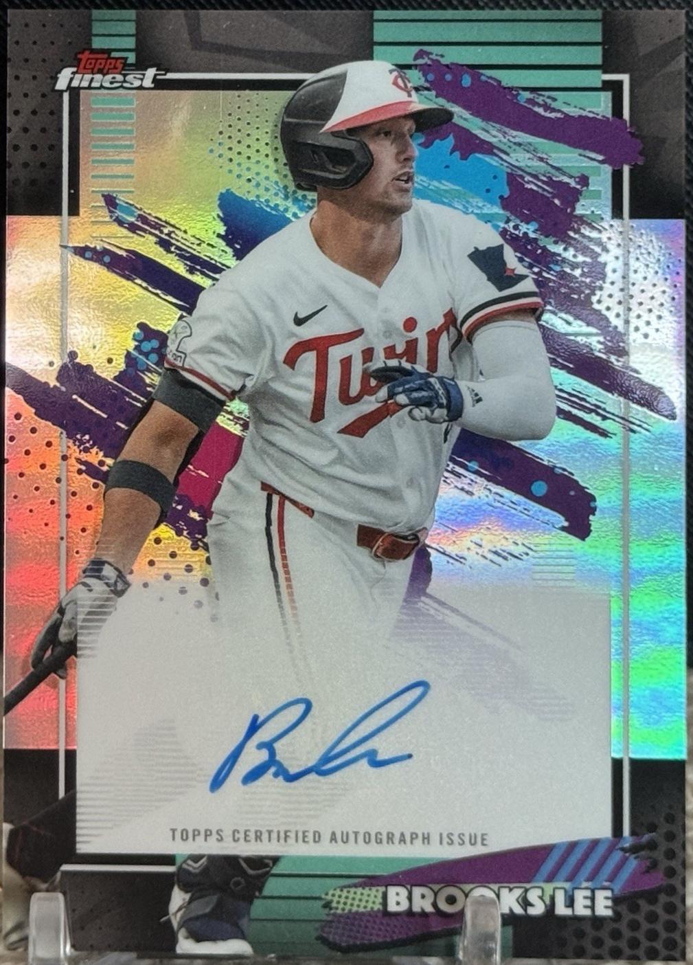 Brooks Lee #FA-BL 2026 Topps Finest Autograph Baseball