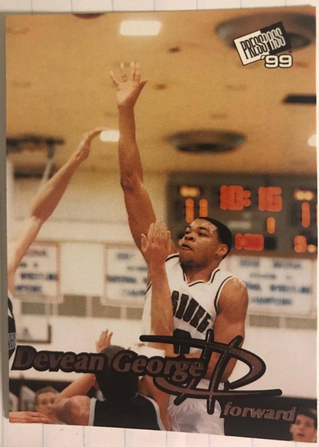 Devean George #18 Basketball Cards 1999 Press Pass