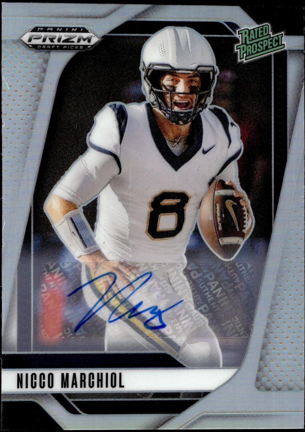 Nicco Marchiol [Silver Autograph] #170 Prices | 2025 Panini Prizm Draft ...
