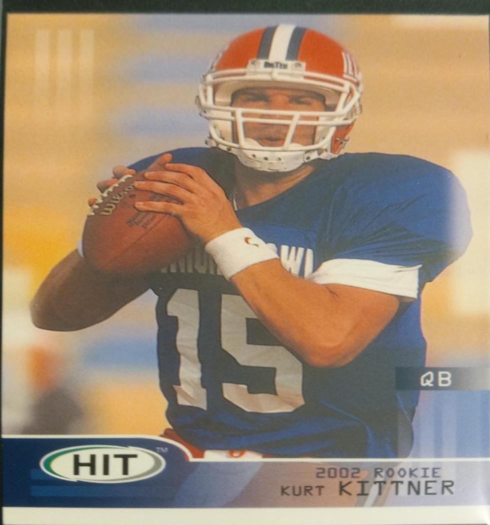 Kurt Kittner #15 Football Cards 2002 Sage Hit