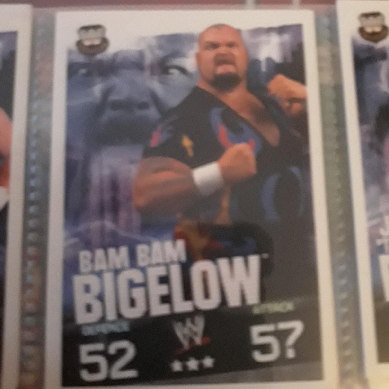 Bam Bam Bigelow Wrestling Cards 2009 Topps WWE Slam Attax