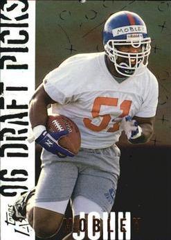 John Mobley #8 Football Cards 1996 Topps Laser Draft Picks