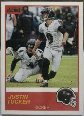 Justin Tucker #89 Football Cards 2019 Panini Score