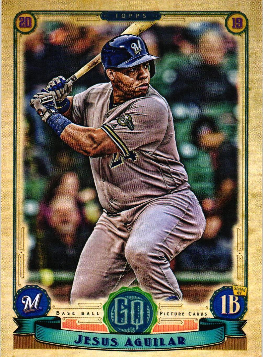 Jesus Aguilar #2 Baseball Cards 2019 Topps Gypsy Queen