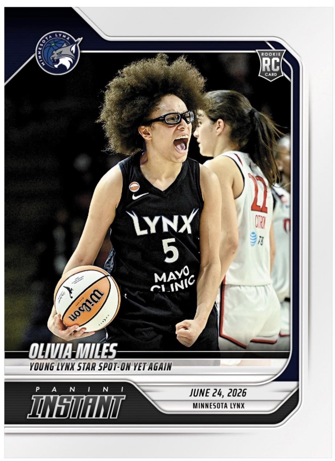 Olivia Miles #190 2026 Panini Instant WNBA