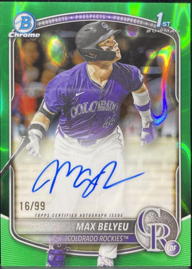 Max Belyeu [Green Lava Refractor] #CPA-MB