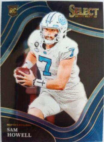 Sam Howell #103 Football Cards 2022 Panini Select Draft Picks