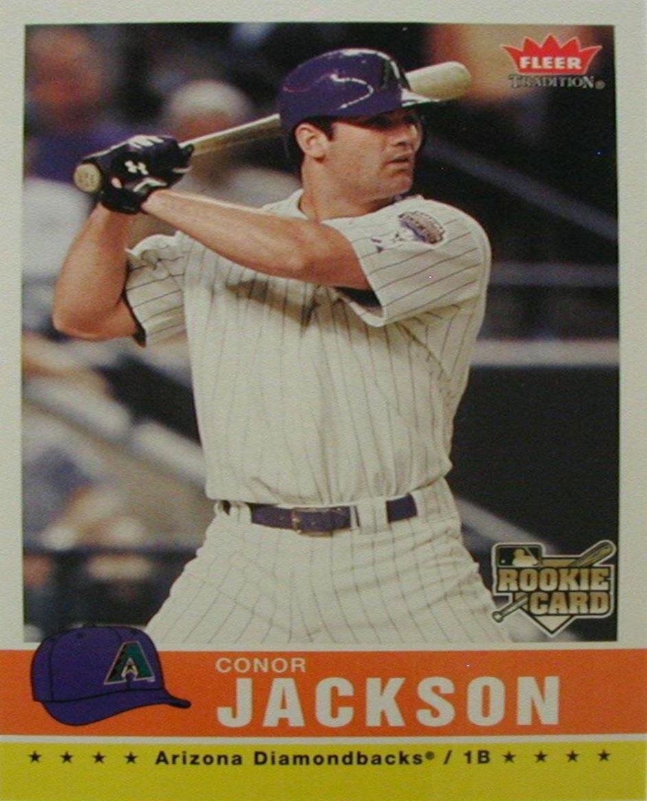 Conor Jackson #8 Baseball Cards 2006 Fleer Tradition