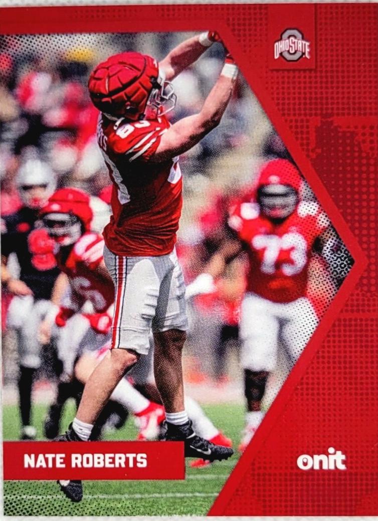 Nate Roberts #B-72 2025 Onit Ohio State Football