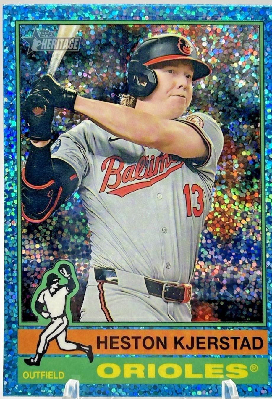Heston Kjerstad [Blue Sparkle Variation] #87