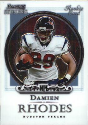 Damien Rhodes #3 Football Cards 2006 Bowman Sterling