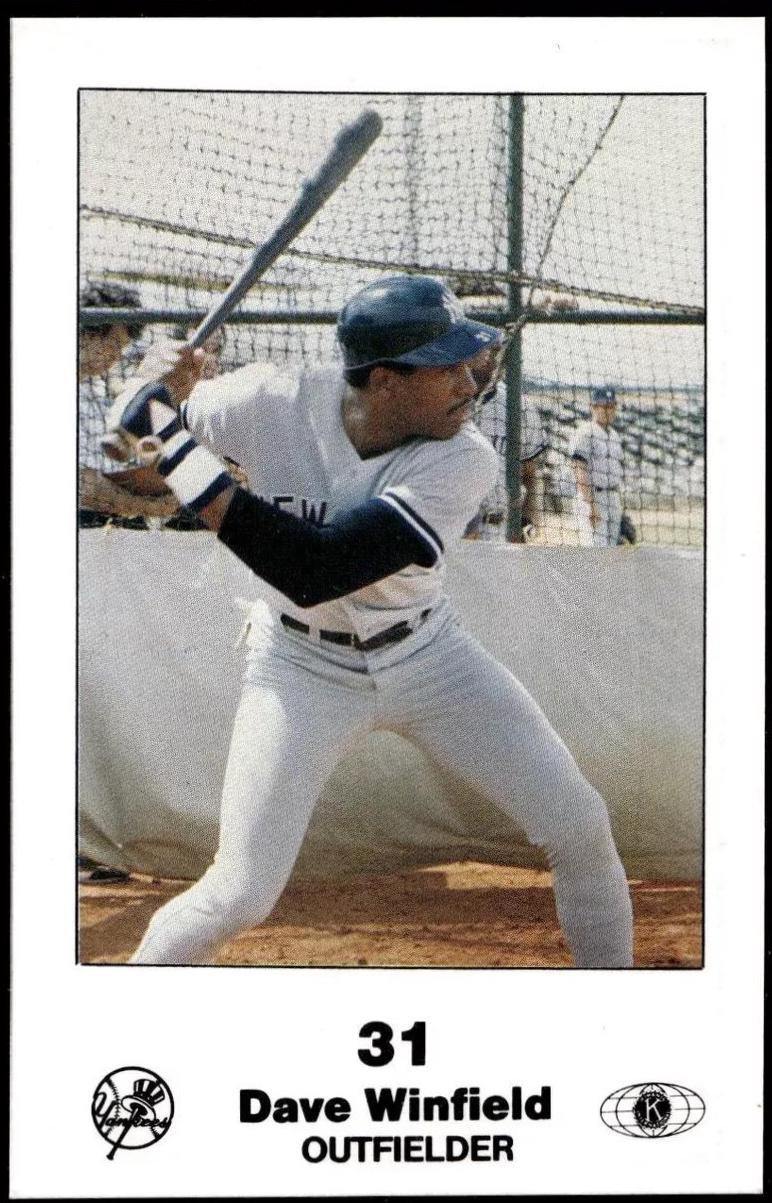 Dave Winfield #4 Baseball Cards 1985 Topps