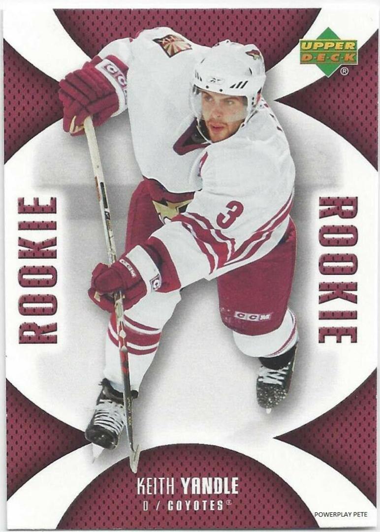 Keith Yandle #121 Hockey Cards 2006 Upper Deck Mini Jersey Collection