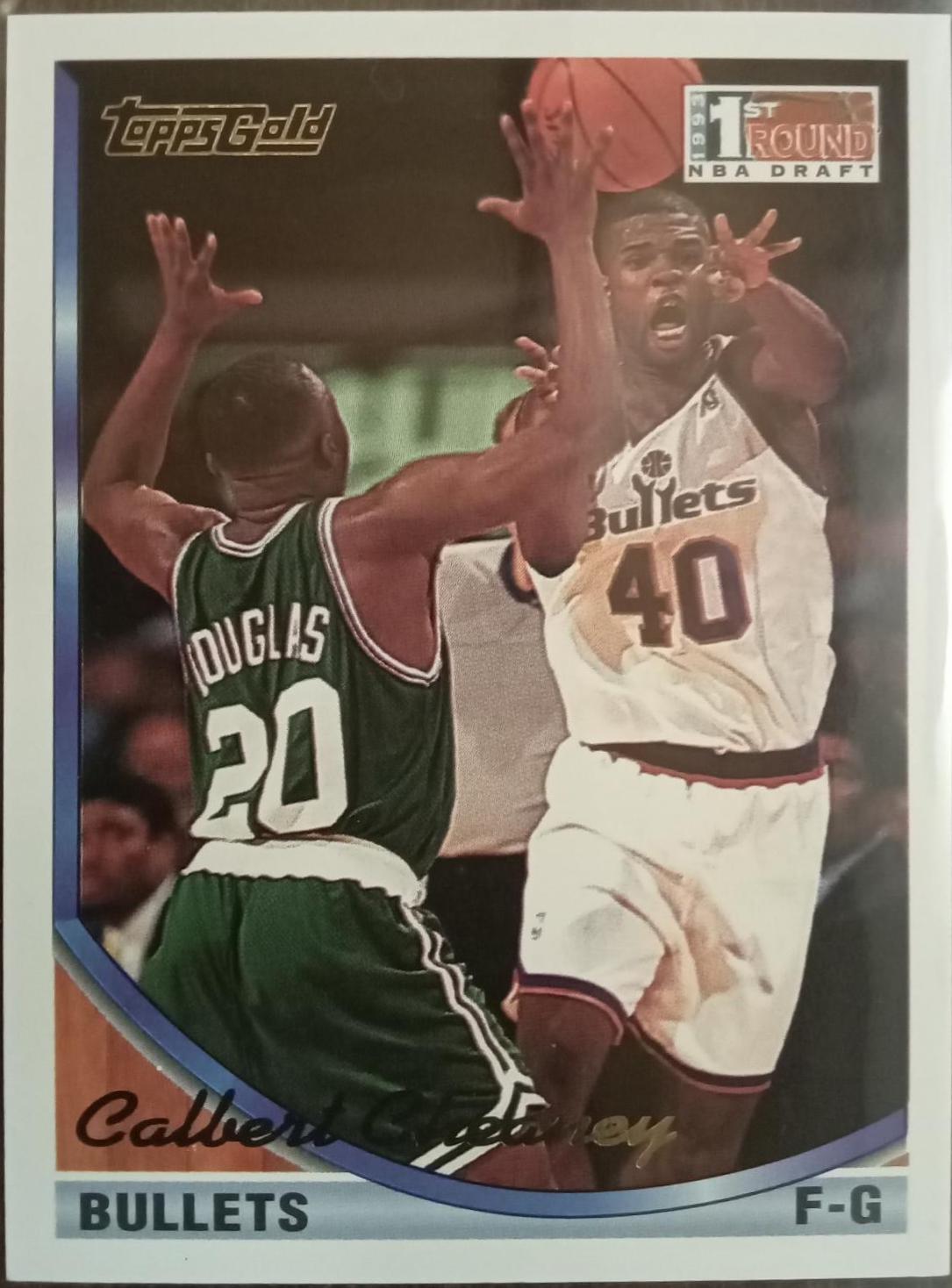 Calbert Cheaney #250 Basketball Cards 1993 Topps Gold