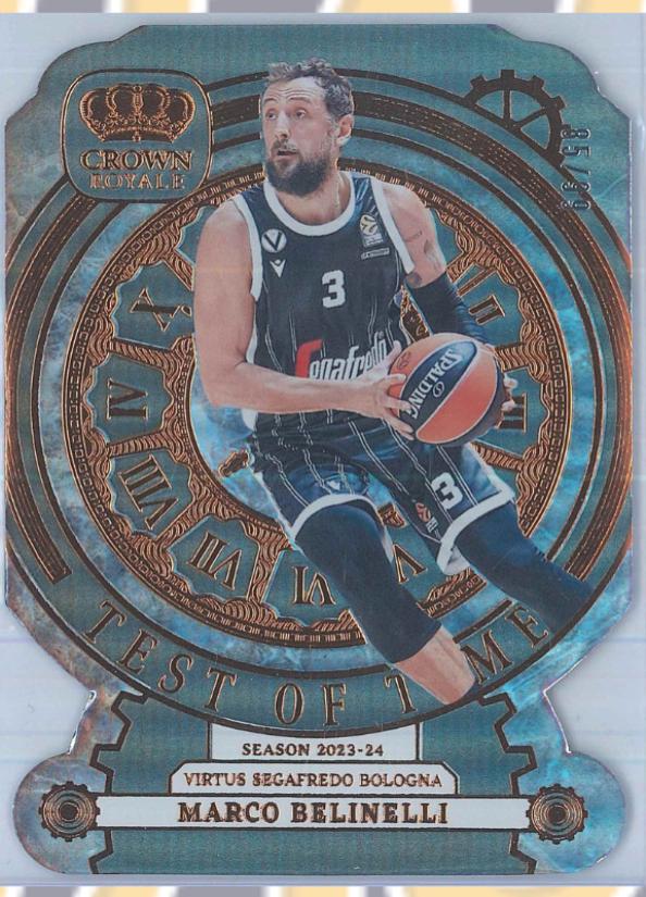 Marco Belinelli #17 2023 Panini Crown Royale Euroleague Test Of Time Basketball