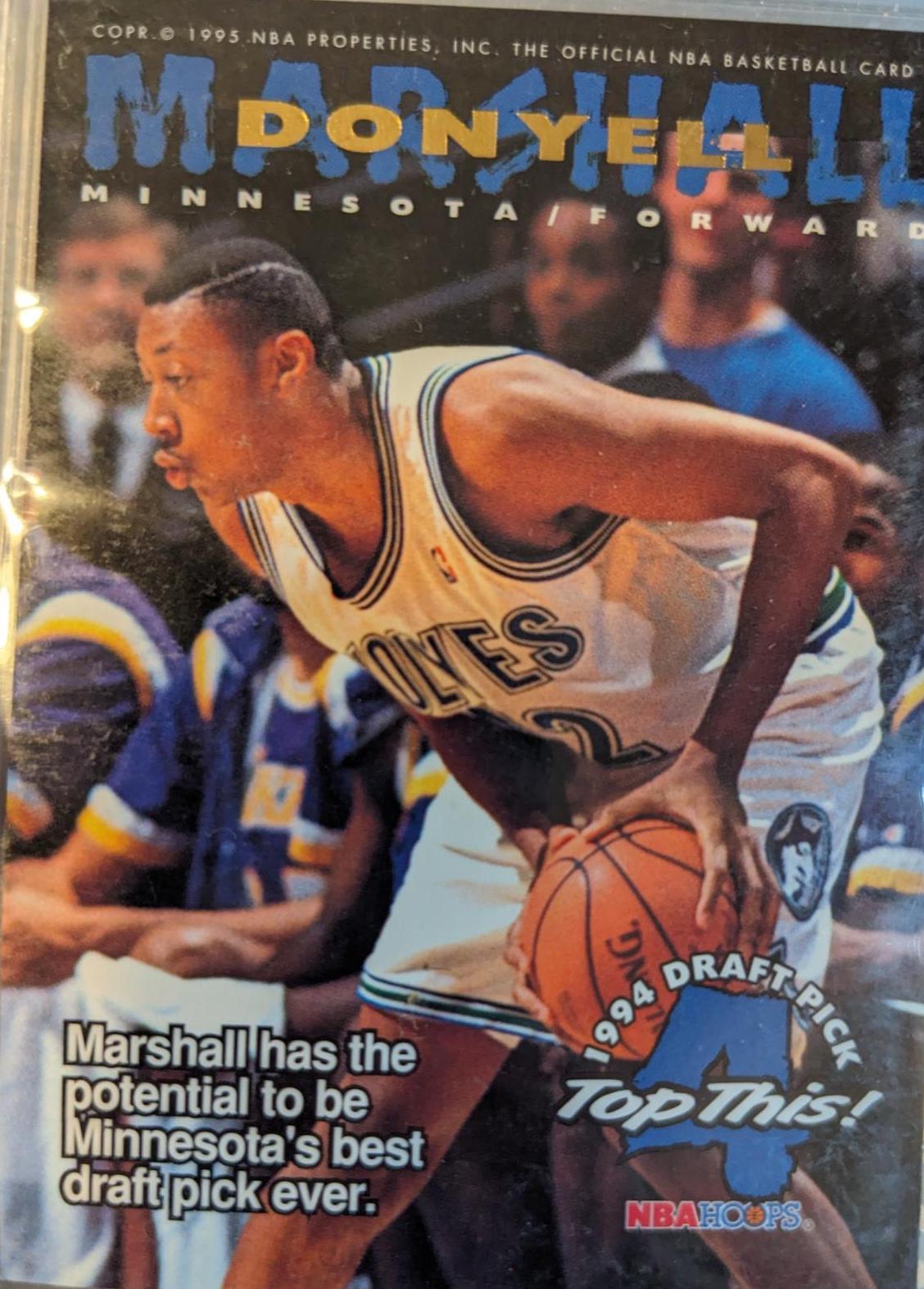 Donyell Marshall / Jamal Mashburn #424 Basketball Cards 1994 Hoops