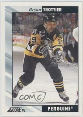 Bryan Trottier #157 Hockey Cards 1992 Score