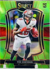 Tez Johnson [Neon Green Prizm] #138 Prices | 2025 Panini Select
