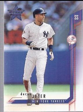 Derek Jeter #2 Baseball Cards 2001 Leaf Rookies & Stars