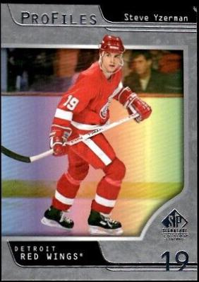 Steve Yzerman #P-19 Hockey Cards 2020 SP Signature Edition Legends Profiles