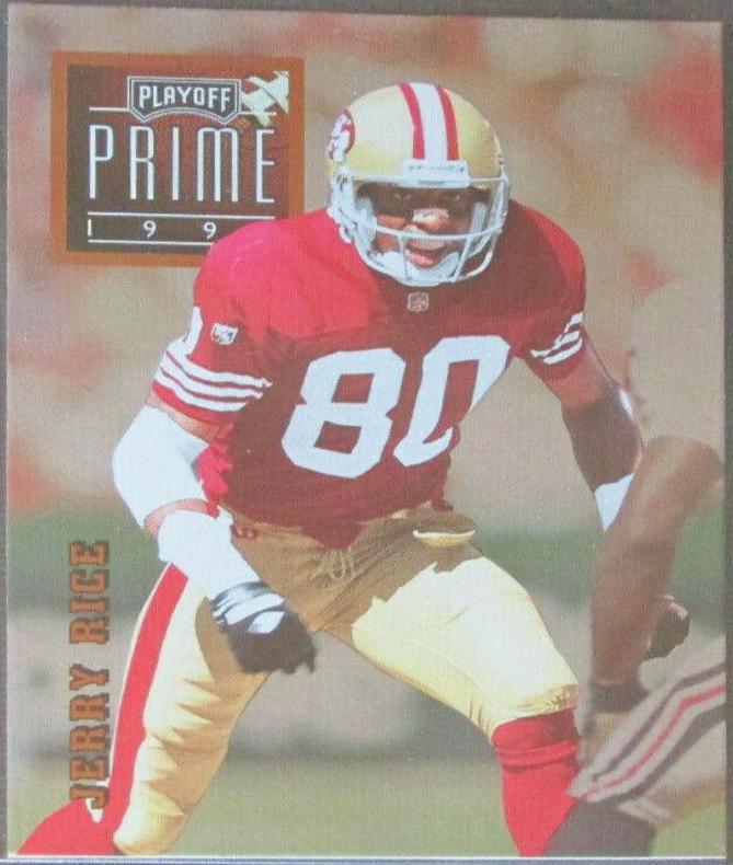 Jerry Rice #2 Football Cards 1996 Playoff Prime