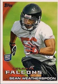 Sean Weatherspoon #156 Football Cards 2010 Topps