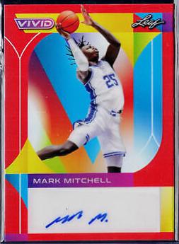 Mark Mitchell #BA-MM2 2022 Leaf Vivid Basketball