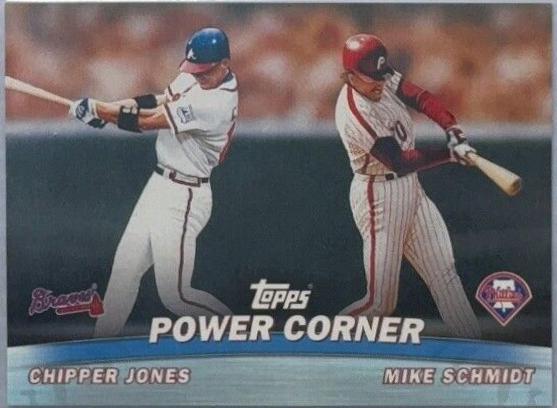 Chipper Jones, Mike Schmidt #TC2 Baseball Cards 2000 Topps Power Corner
