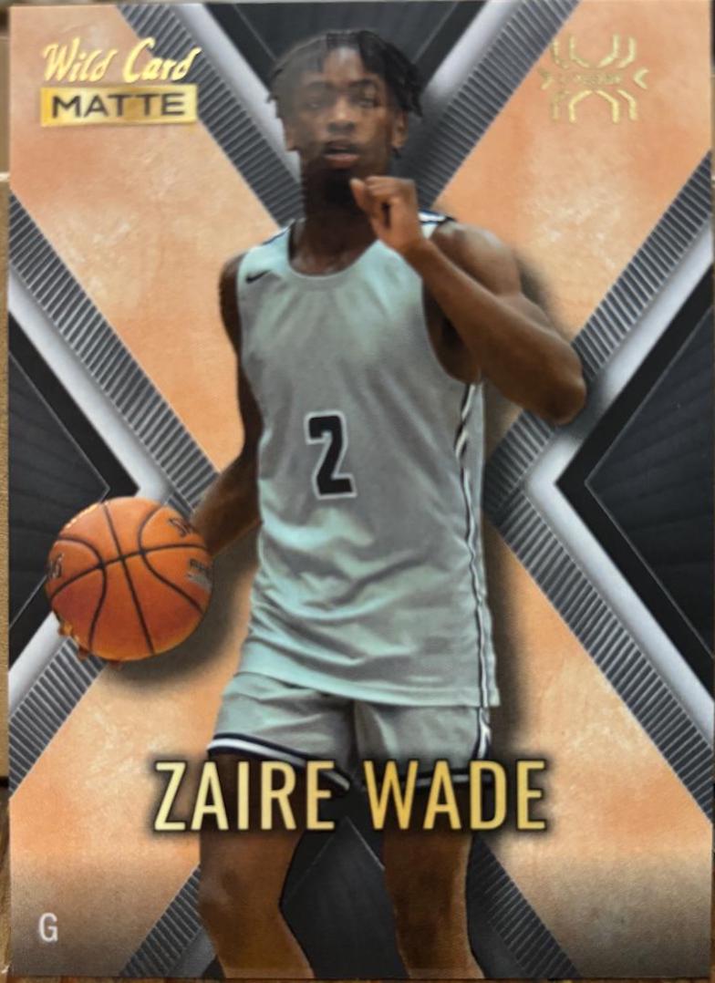 Zaire Wade #MXP-44 Basketball Cards 2022 Wild Card Matte XPlode