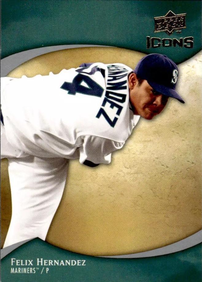 Felix Hernandez #39 Baseball Cards 2009 Upper Deck Icons