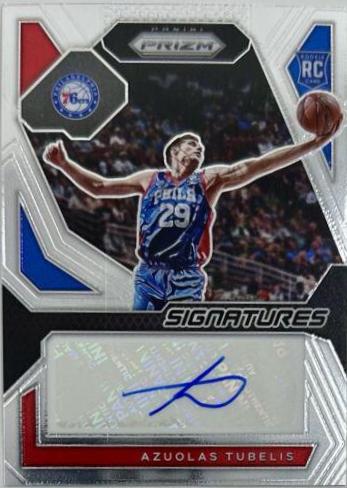 Azuolas Tubelis #RSI-AZS Basketball Cards 2023 Panini Prizm Rookie Signature