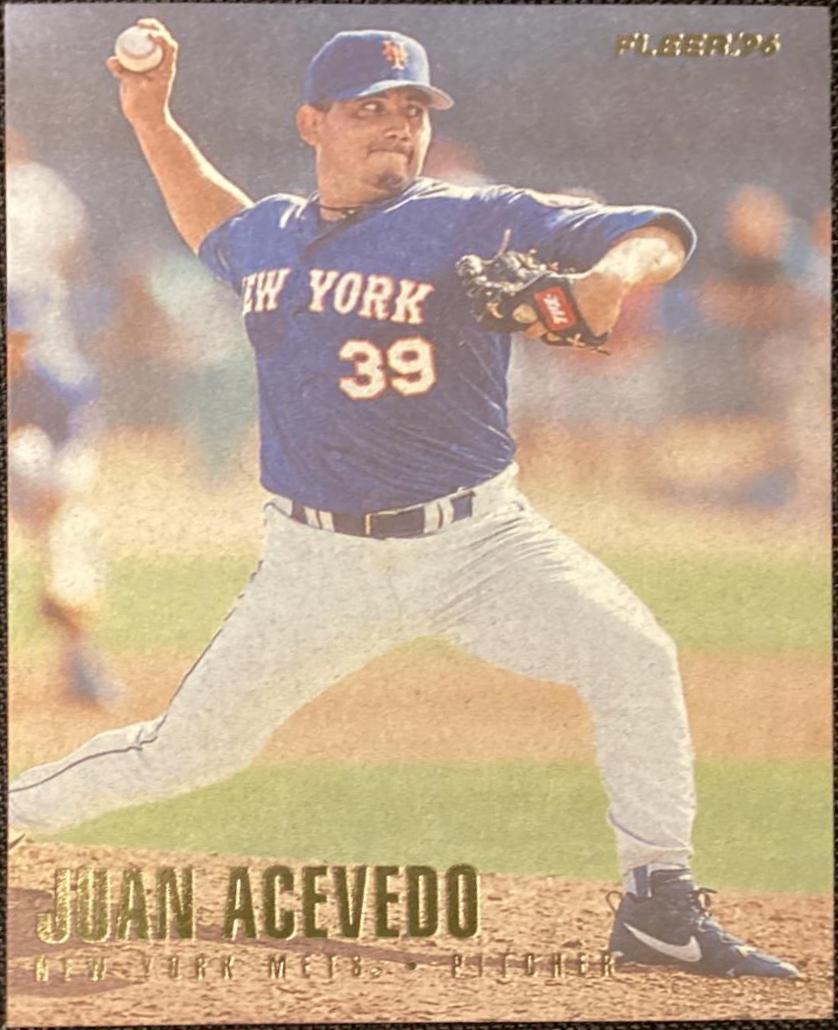 Juan Acevedo #U154 Baseball Cards 1996 Fleer Update