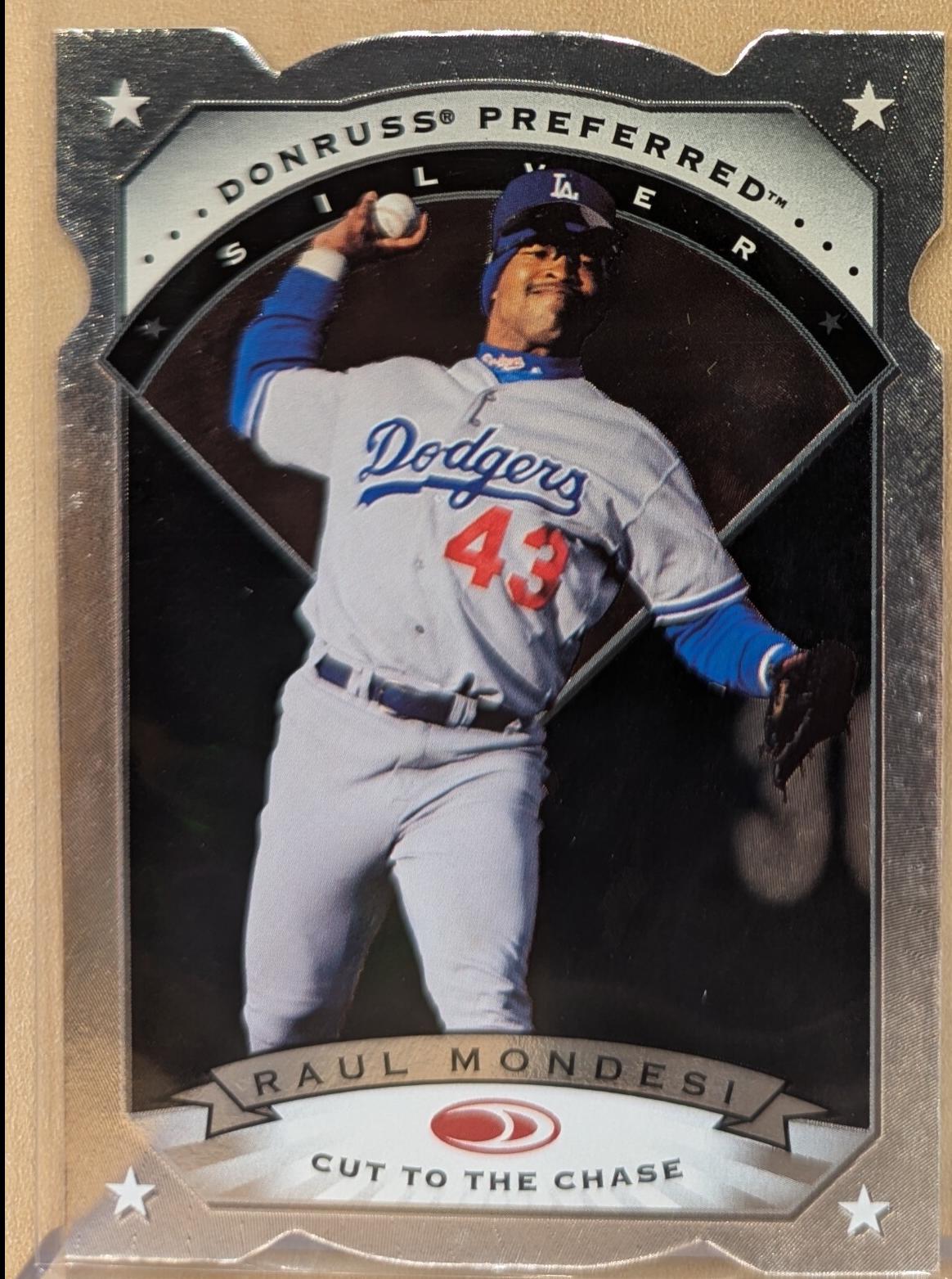 Raul Mondesi #105 1997 Panini Donruss Preferred Baseball