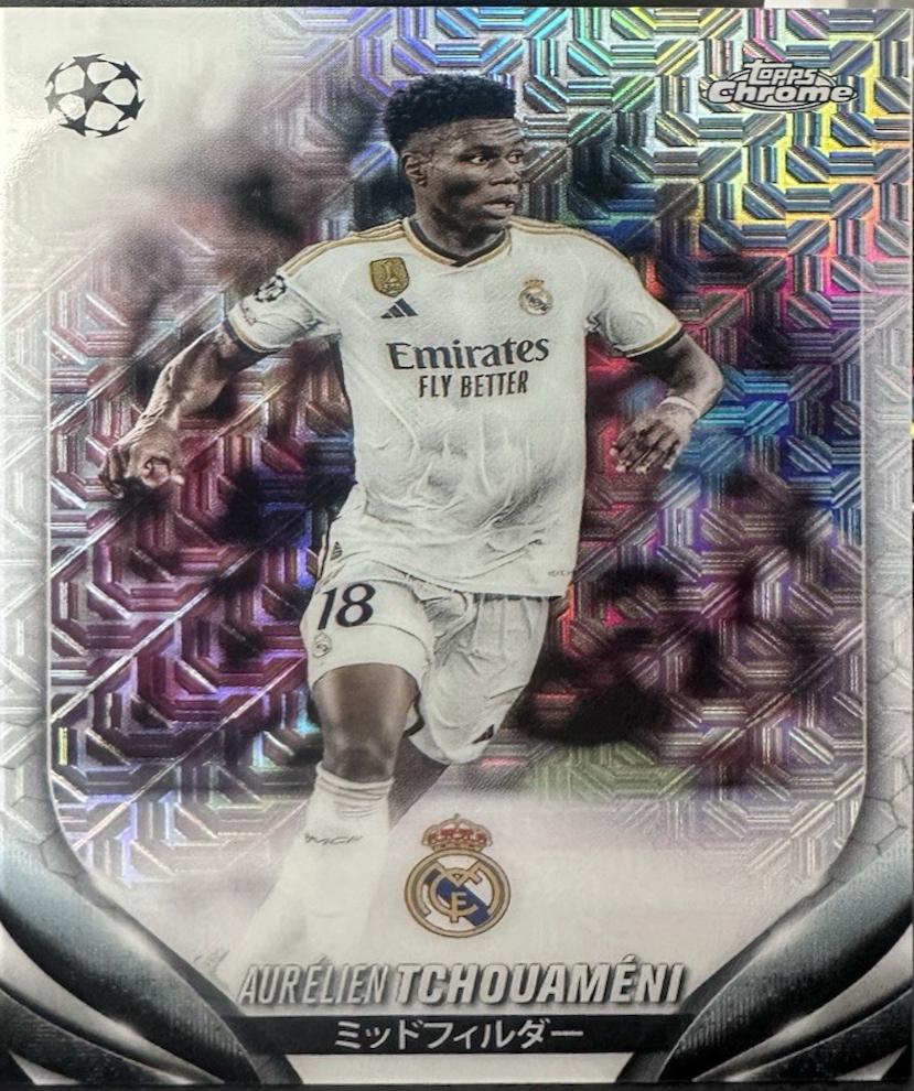 Aurelien Tchouameni #10 2023 Topps Chrome UEFA Club