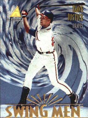 Dave Justice #285 Baseball Cards 1995 Pinnacle Museum Collection